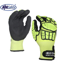 NMsafety   ANSI cut A5 TPR impact resistant mechanical work gloves CE EN388 4544EP